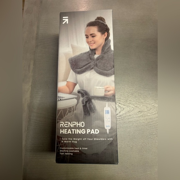 RENPHO‎ NWOT Heating Pad for Back Pain Relief - Picture 7 of 11